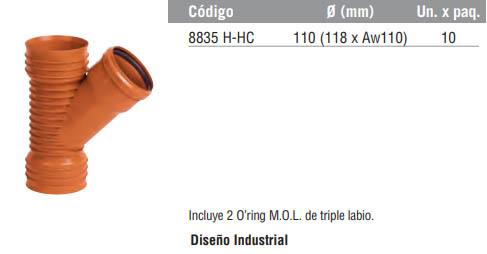 Ramal Terra-Awaduct a 45º 110 