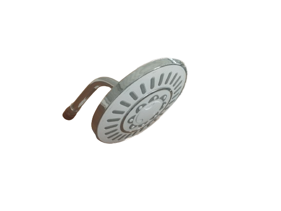 Roseta cromada y blanca 20 cm