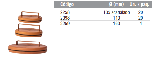 Tapón Hermético Portarrejillas