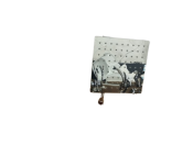 Roseta Cuadrada Ac. Inoxidable 20 cm.