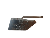 Roseta plástica cromada cuadrada gigante