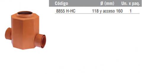 Boca acceso pluvial octogonal